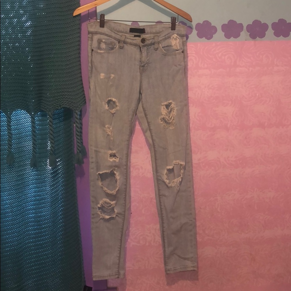 BDG ripped light wash jeans